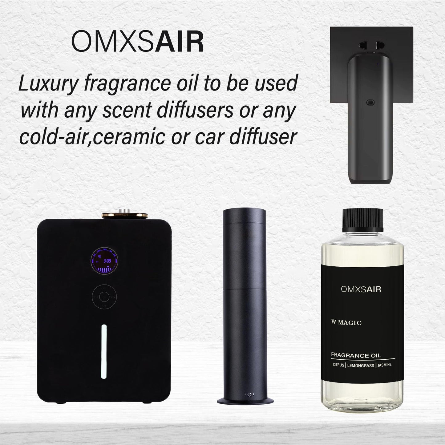 Hotel Diffuser Oil & Luxury Home Scents - W Magic 500ml (Bergamot & Jasmine)