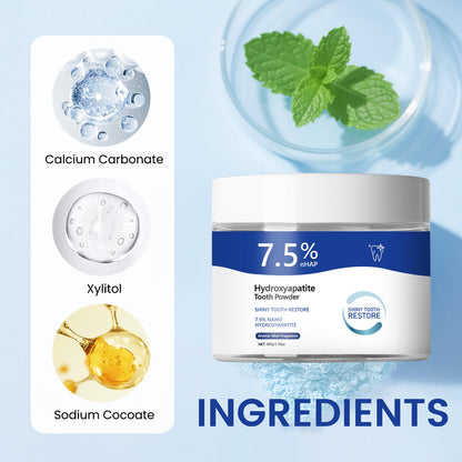 Microcrystalline Hydroxyapatite Toothpaste Powder for Enamel Remineralization