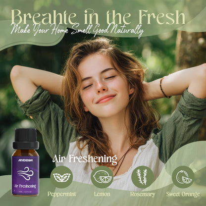 Essential Oil Blends Set – ARVIDSSON Natural Diffuser Oils for Well-Being Gift