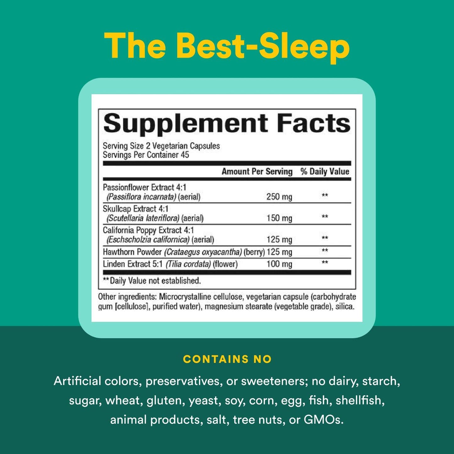 Natural Factors 3 Brains – Best Sleep Support, Relaxation & Restful Sleep – Vegan, 90 Capsules