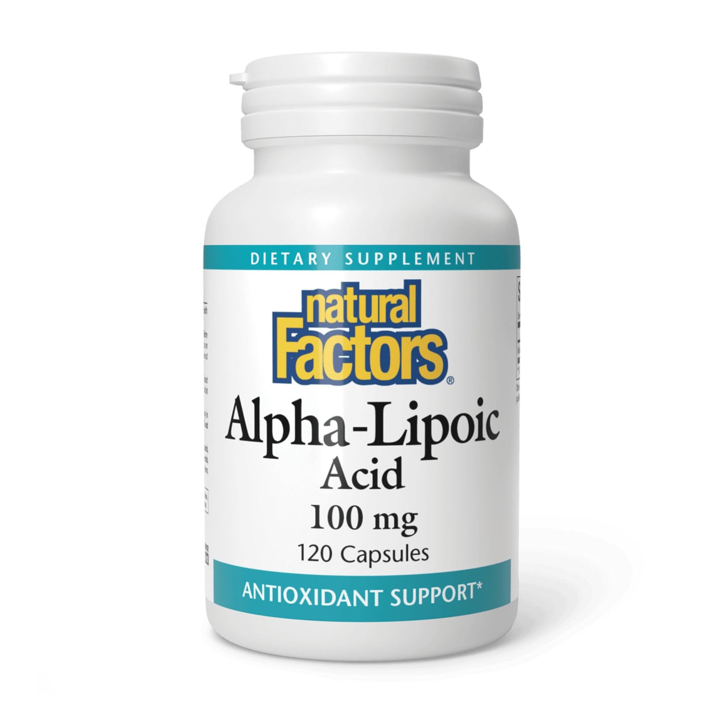Natural Factors Alpha-Lipoic Acid 100 mg, 120 Capsules | Antioxidant Support