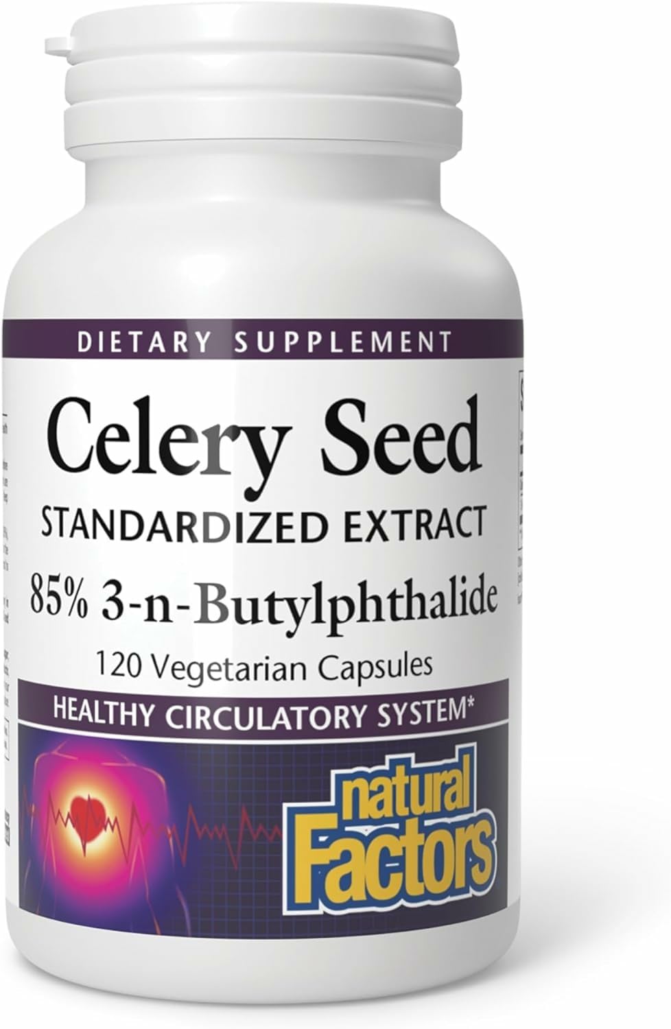 Natural Factors Celery Seed Extract: Concentrated Celery Seed for Healthy Circulation & Heart Support