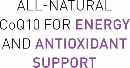 Natural Factors CoQ10 50mg | Coenzyme Q10 Supplement for Energy, Heart Health & Antioxidant Support | 120 Softgels