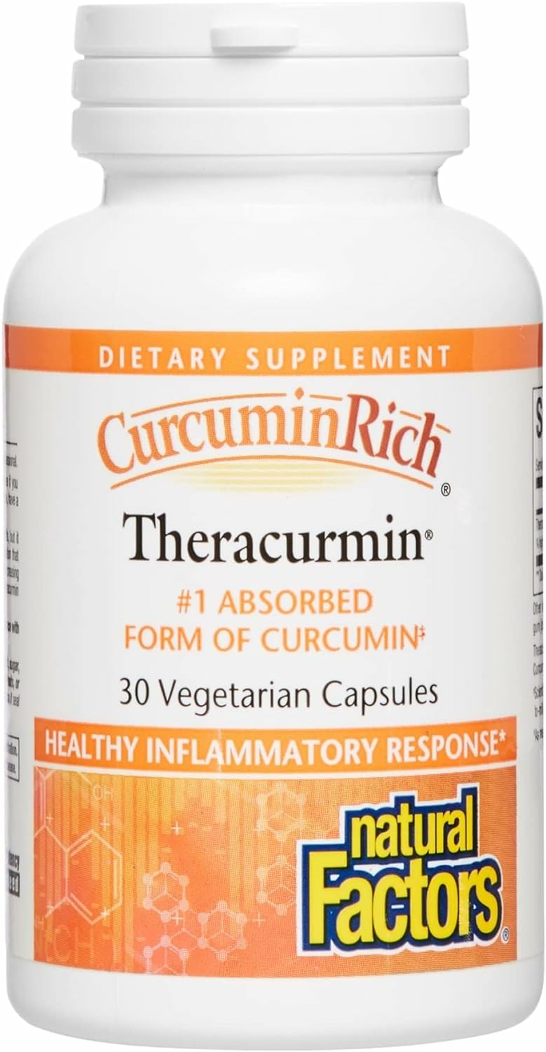 Natural Factors CurcuminRich Theracurmin 30 mg – Superior Absorption, 30 Count