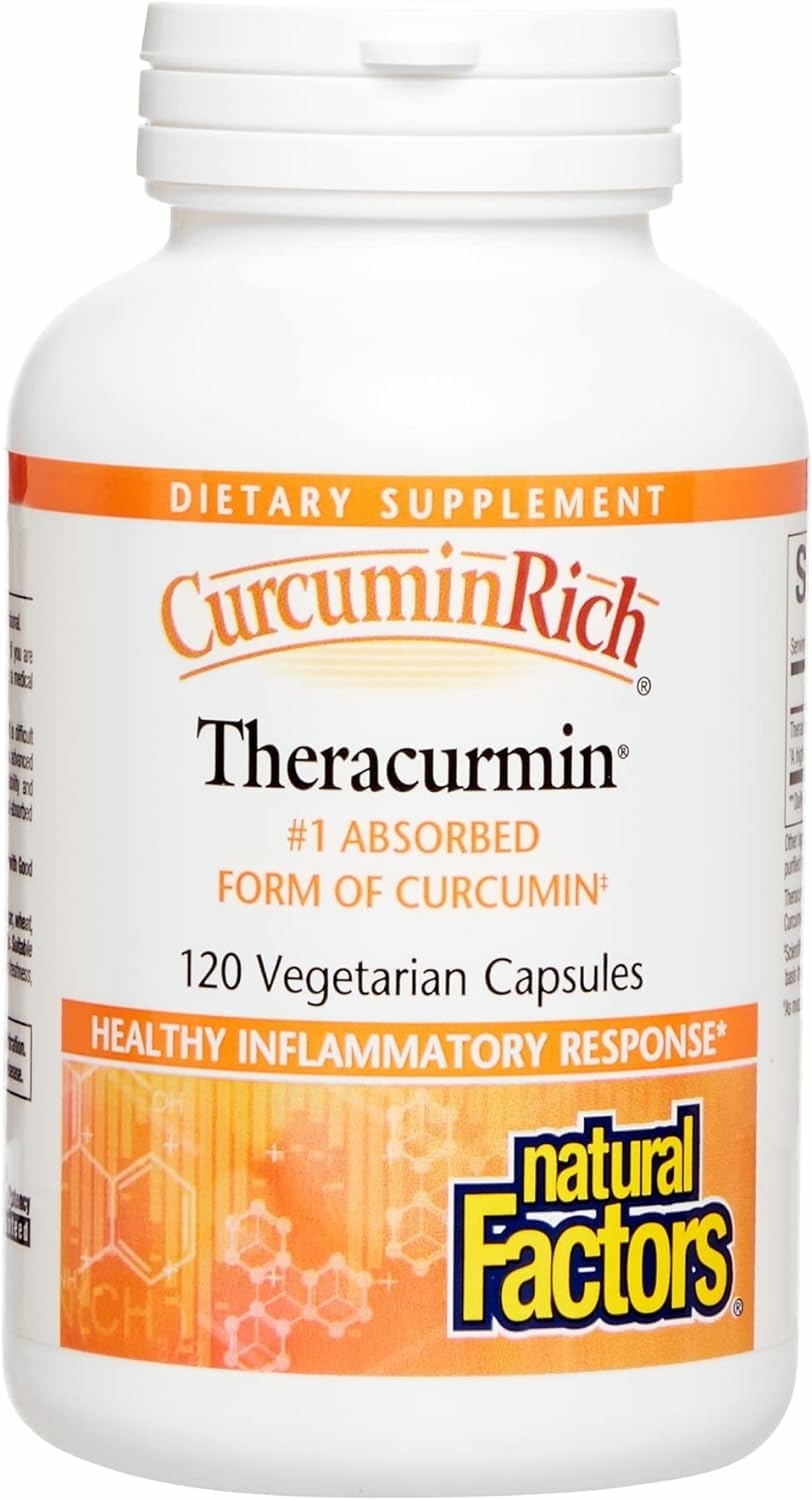 Natural Factors CurcuminRich Theracurmin 30 mg — Superior Absorption, 120 Count