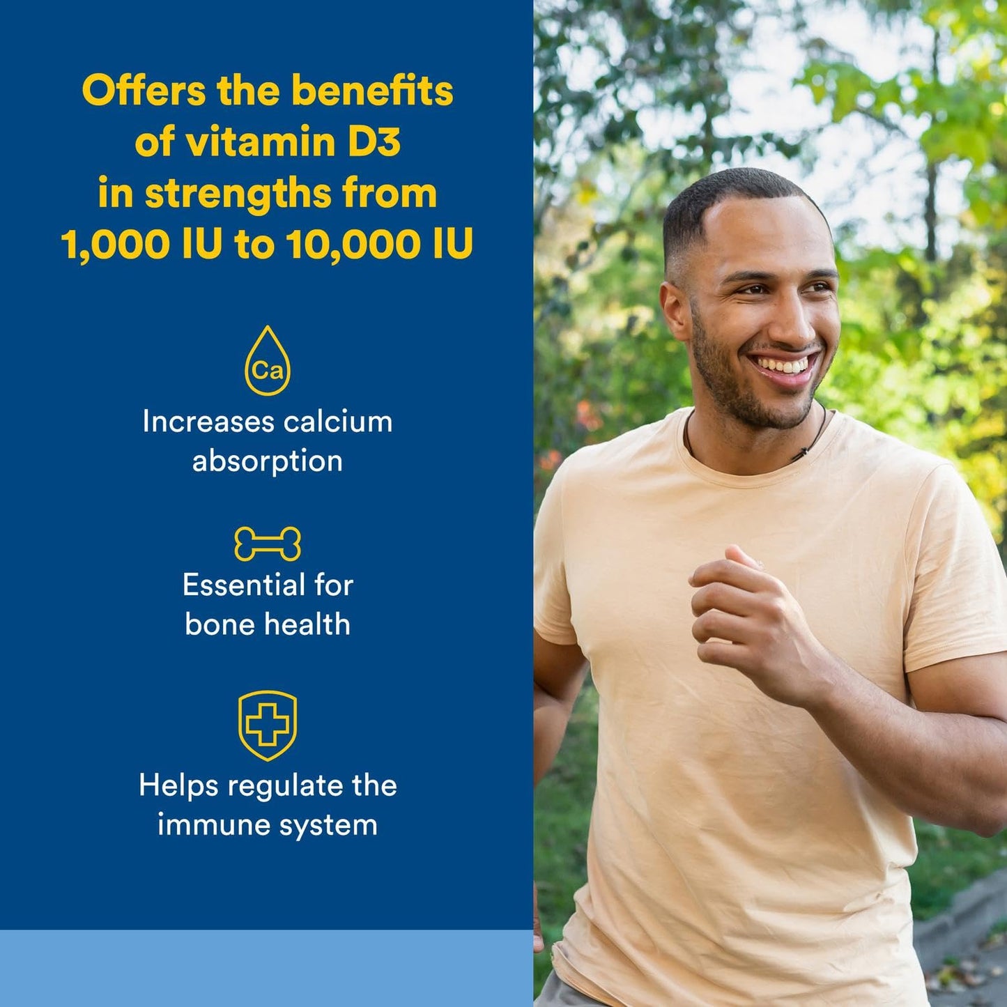 Natural Factors Vitamin D3 + K2 1000 IU / 120 mcg – Bone & Vascular Health – 60 Softgels