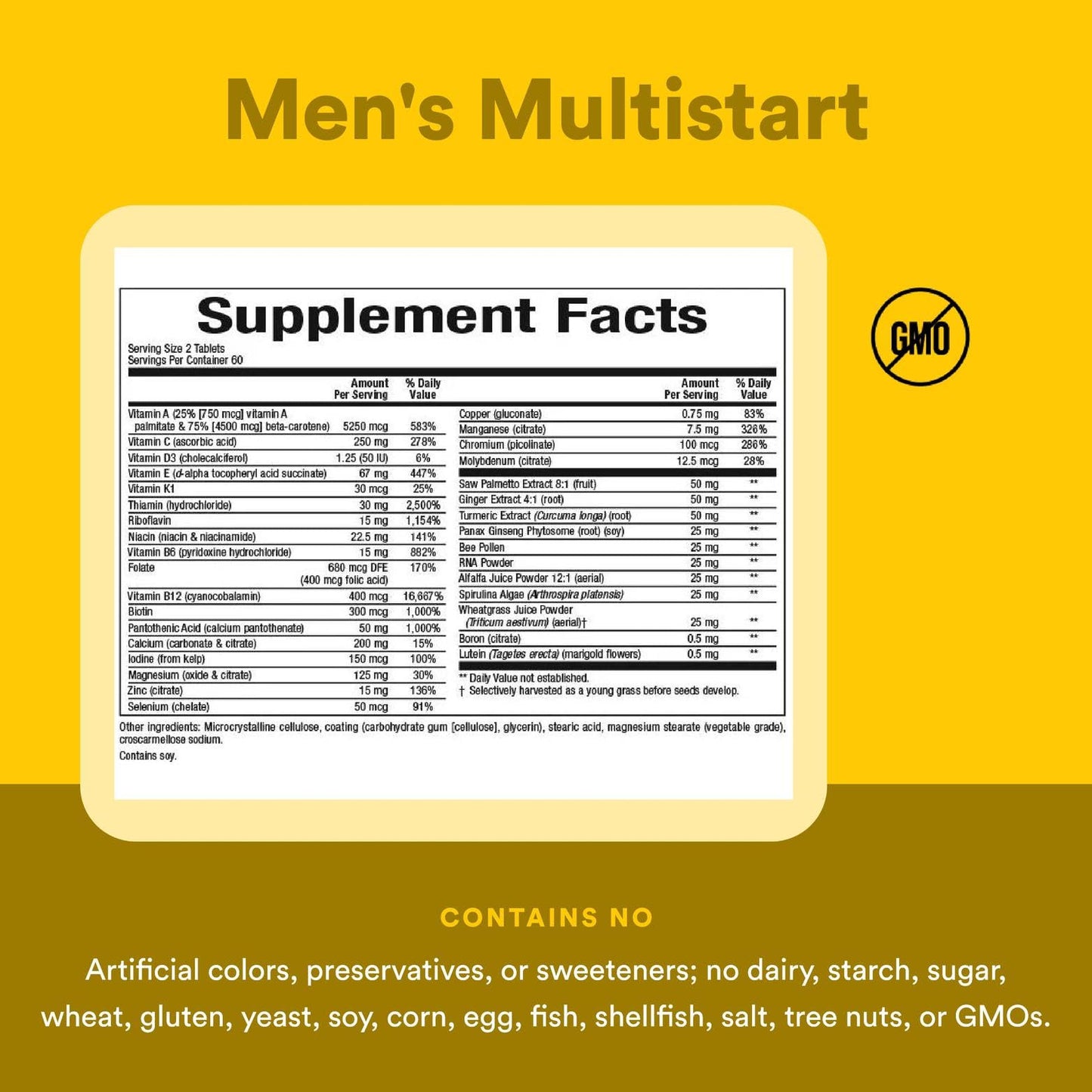 Natural Factors Dr. Murray MultiStart Men's 120 Tabs - Multi-Pack