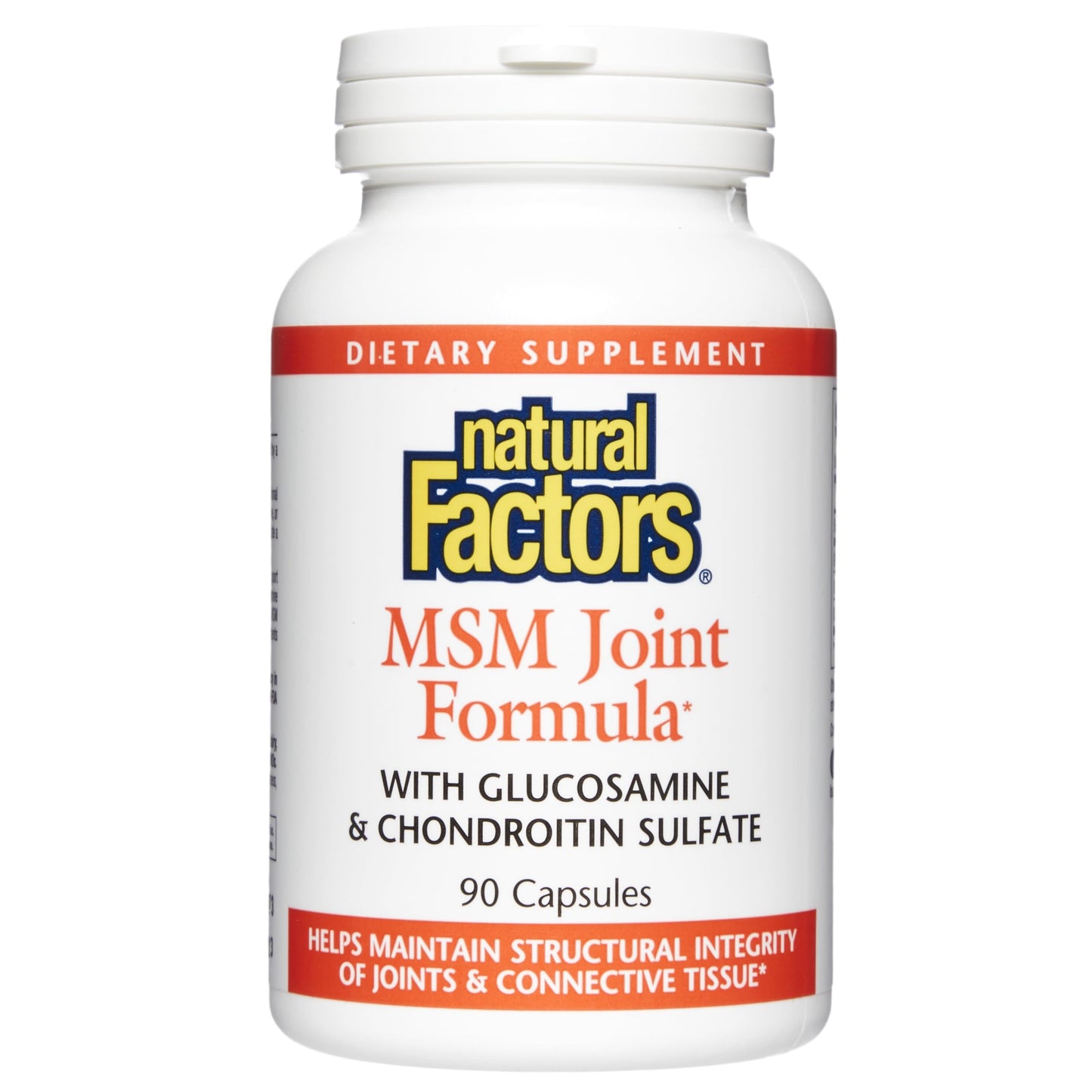 Natural Factors Joint MSM Formula – Supports Joints, Muscles & Cartilage (90 Capsules)