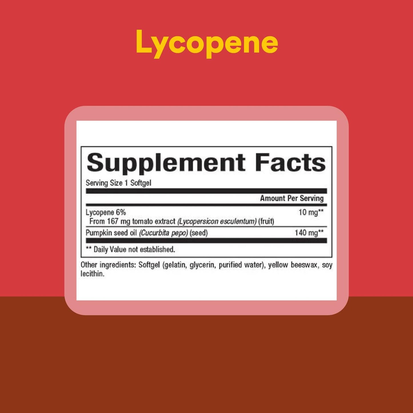Natural Factors Lycopene 10 mg Softgels – Antioxidant Support (60 Softgels)
