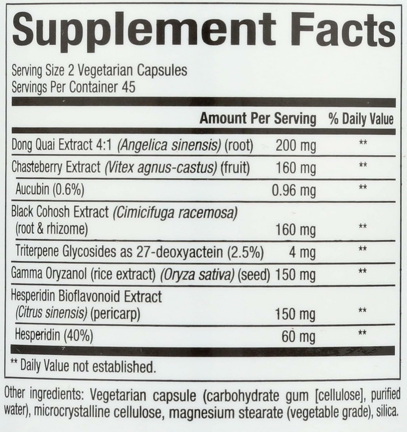 Natural Factors MenoSense Veg-Capsules, 90 Count – Menopause Support