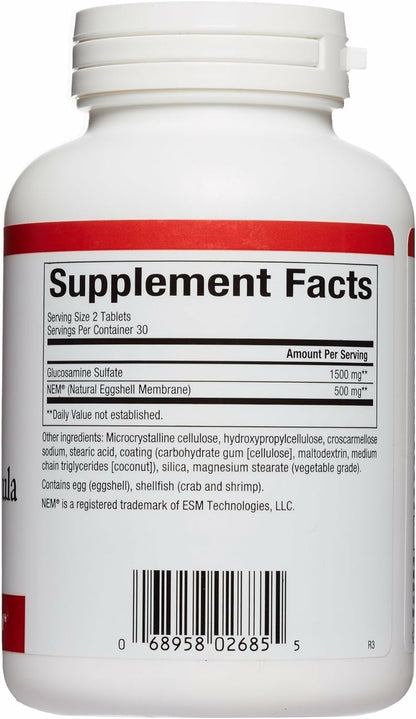 Natural Factors NEM Knee & Joint Formula – Promotes Flexibility & Comfort | 60 Tablets
