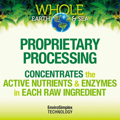 Natural Factors Whole Earth & Sea Organic Fermented Greens — Vegan, Unflavored, 13.8 oz BritishVita | Premium UK Vitamins & Wellness Supplements