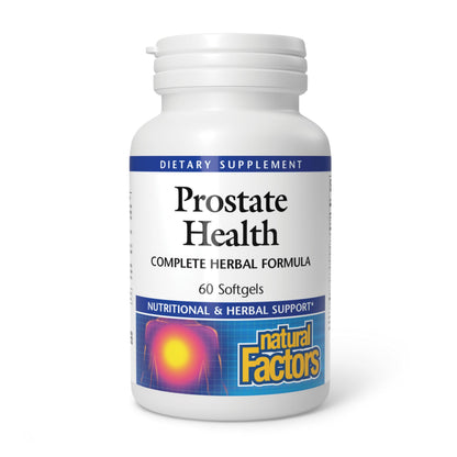 Natural Factors Prostate Health Formula – Saw Palmetto & Turmeric (60 Softgels)
