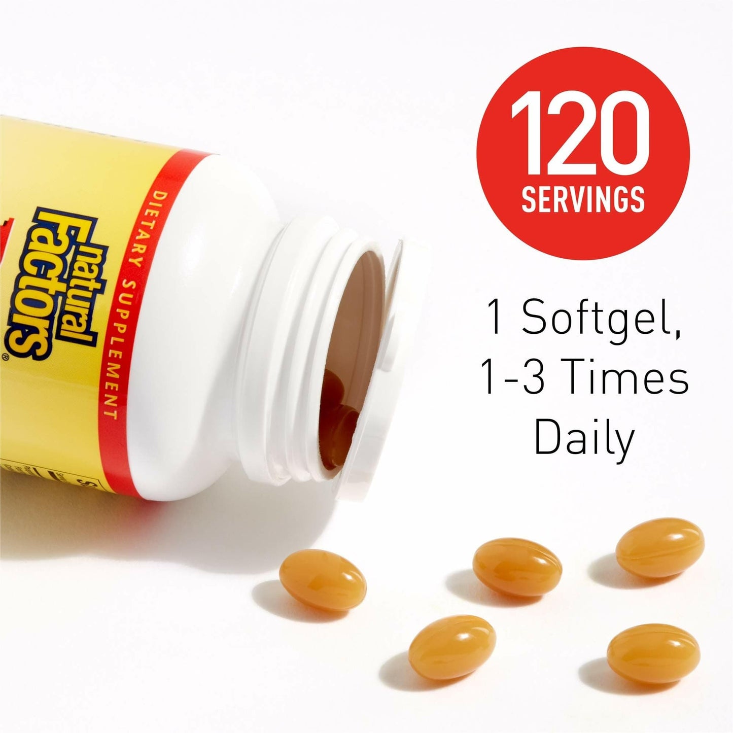 Natural Factors Phosphatidylserine – Memory & Brain Support, Gluten & Soy Free, 60 Softgels