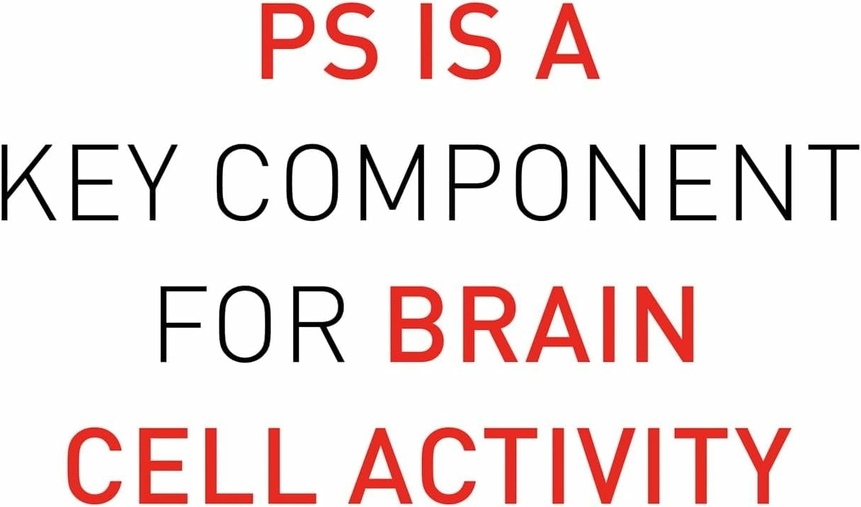 Natural Factors Phosphatidylserine – Memory & Brain Support, Gluten & Soy Free, 60 Softgels