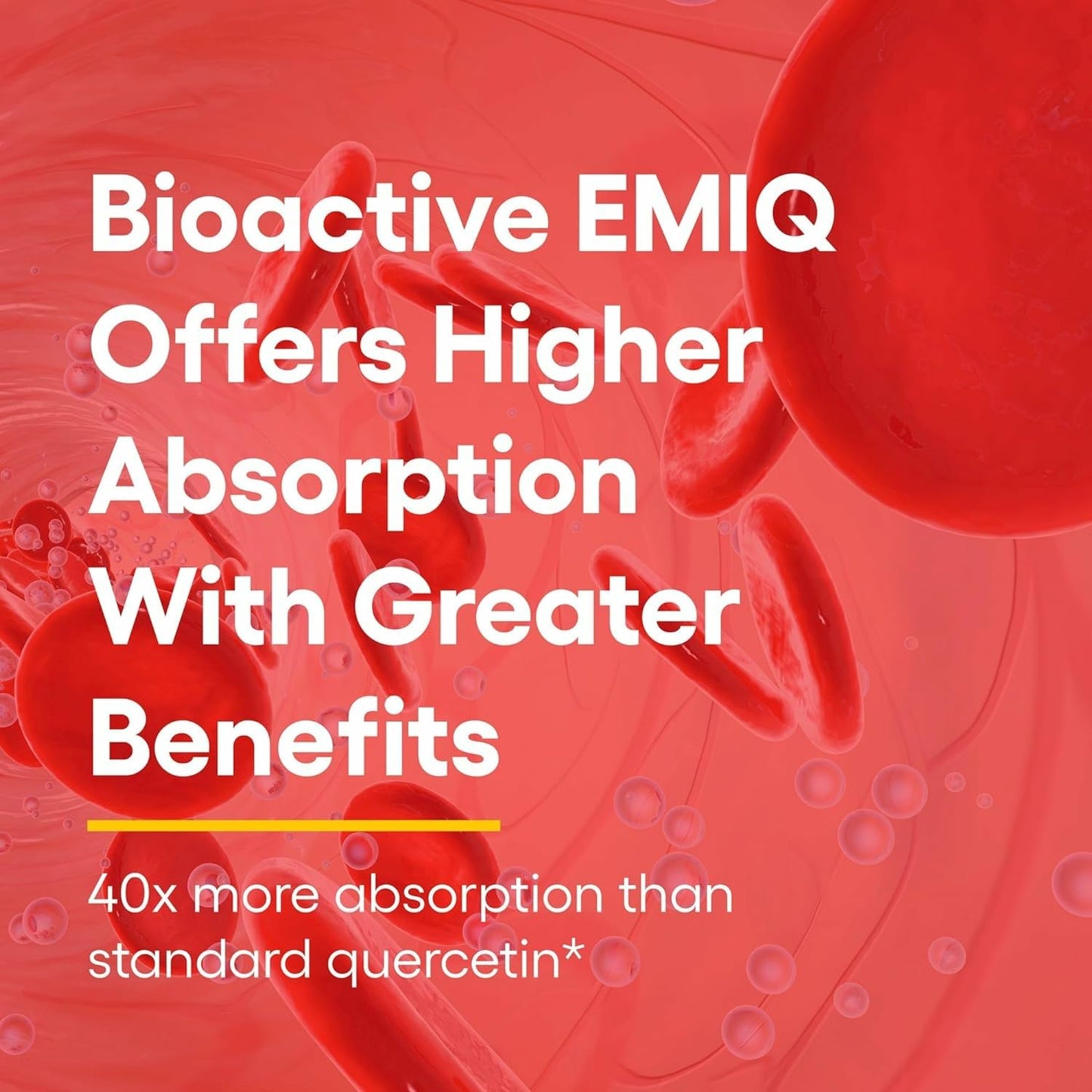 Natural Factors Bioactive Quercetin EMIQ – Immune Support with Vitamin C | 60 Vegetarian Capsules