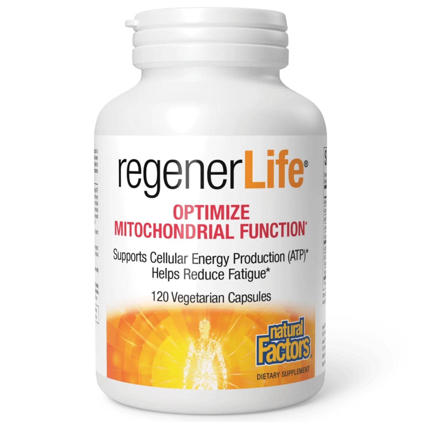 Natural Factors REGENERLIFE® 120 Capsules – Mitochondrial Support & Energy