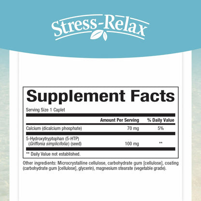 Natural Factors Stress-Relax 5-HTP 100 mg – Pharmaceutical-Grade, Sleep & Emotional Well-Being, 120 Count