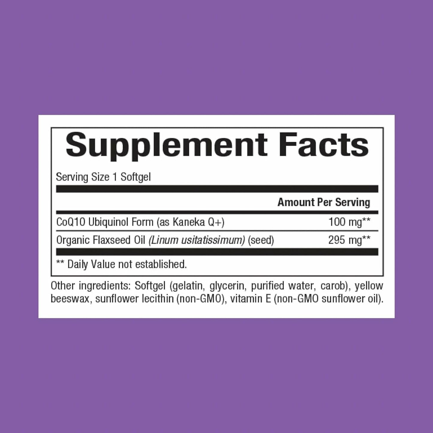 Natural Factors Ubiquinol 100 mg - Heart Health & Energy Support | 30 Softgels