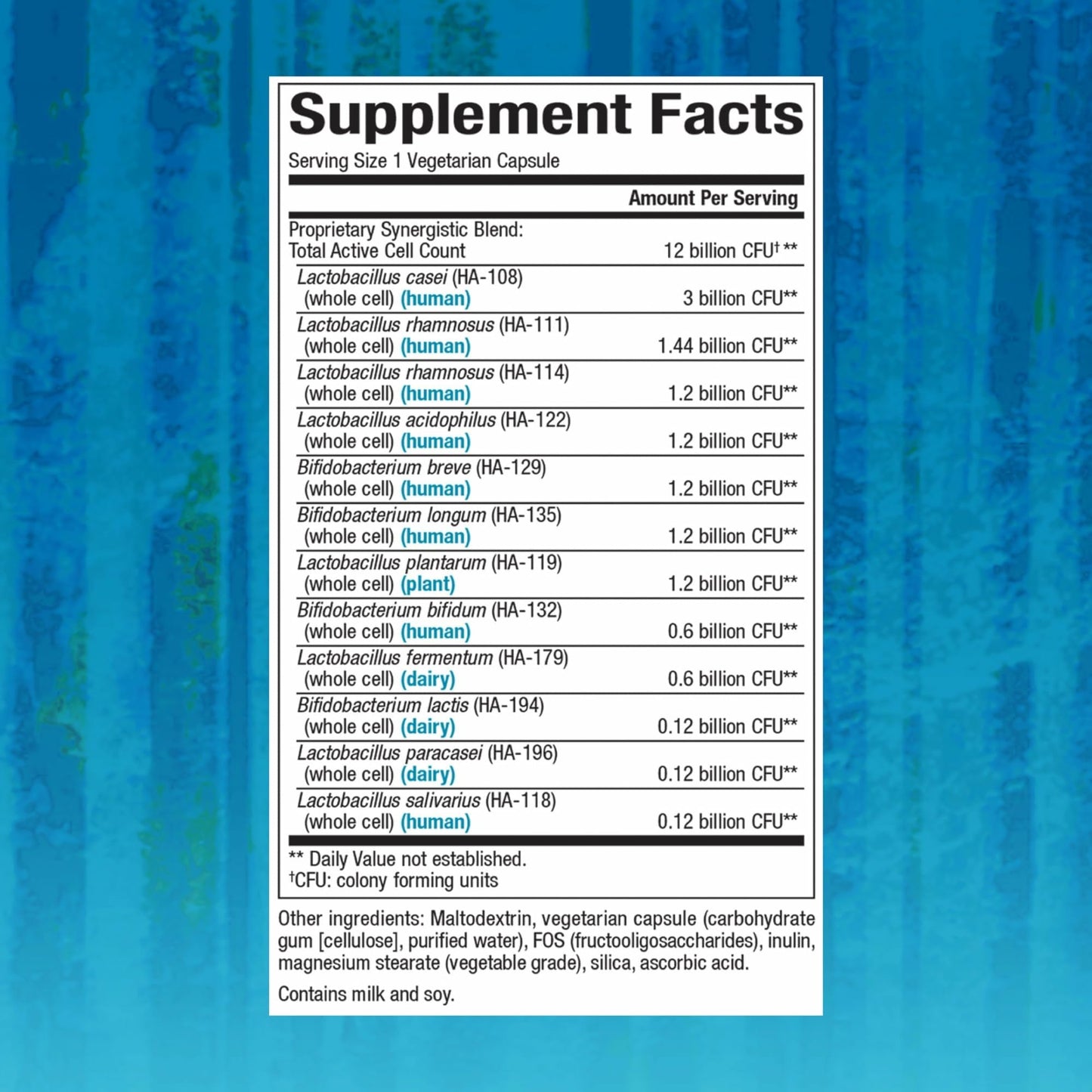 Natural Factors Ultimate Probiotic 12/12 Formula — Digestive Health & Immunity Support | 120 Veggie Capsules