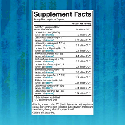 Natural Factors Ultimate Probiotic 24/12 Formula – 60 Vegetarian Caps