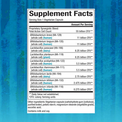 Natural Factors Ultimate Probiotic Critical Care – 9 Strains, 55 Billion CFU, Supports Intestinal Restoration
