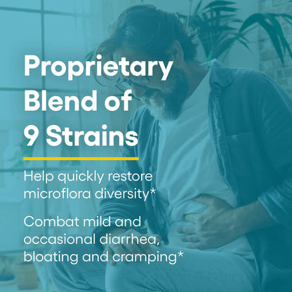 Natural Factors Ultimate Probiotic Critical Care – 9 Strains, 55 Billion CFU, Supports Intestinal Restoration