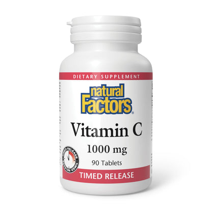 Natural Factors Vitamin C 1000mg Time Release | Antioxidant Protection & Immune Support | 90 Tablets