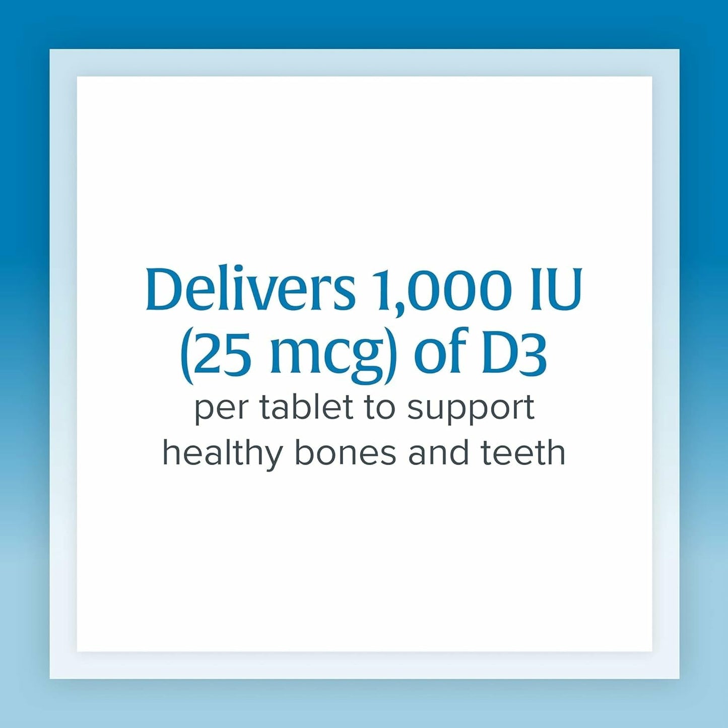 Natural Factors Vitamin D3 1000 IU (25 mcg) – Supports Bones, Muscles & Immunity | 180 Tablets