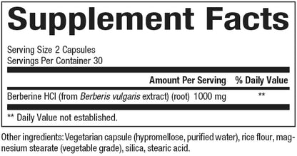 Natural Factors WellBetX Berberine – Daily Supplement for Metabolic & Heart Health | Gluten-Free & Vegan | 60 Vegetarian Capsules