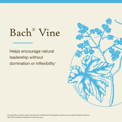 Bach Vine Flower Remedy - Motivate Not Dominate (20mL)