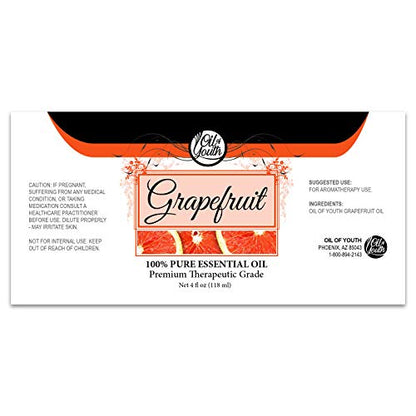 Oil of Youth Grapefruit Essential Oil 4 oz – Aromatherapy