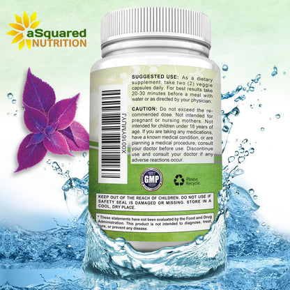 Forskolin 500mg Max Strength – 180 Capsules | aSquared Nutrition