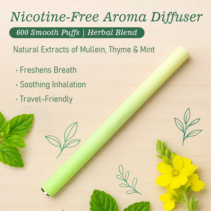 Natural Mullein Herbal Diffuser – Mint & Thyme, Nicotine-Free