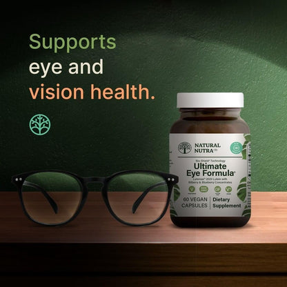 Natural Nutra Ultimate Eye Health | Bilberry & Blueberry Vision Support