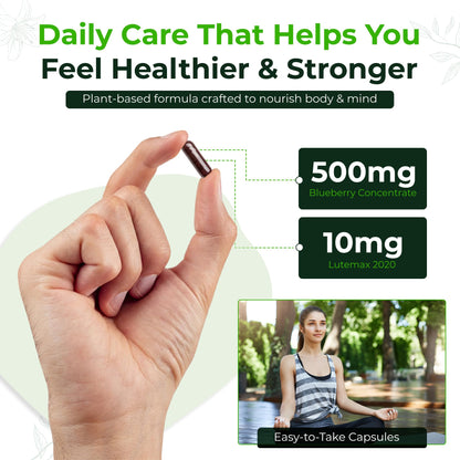 Natural Nutra Ultimate Eye Health | Bilberry & Blueberry Vision Support