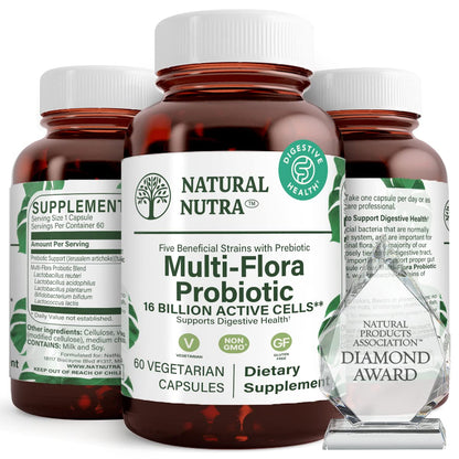 Natural Nutra Ultimate Flora Probiotic – 60 Capsules