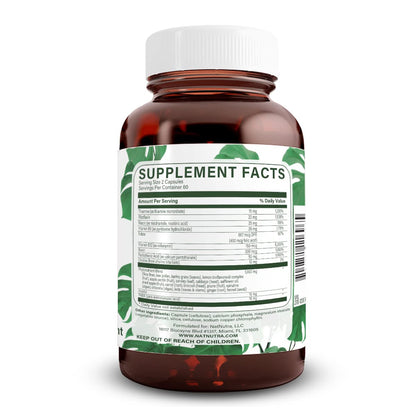 Natural Nutra Vitamin B Complex with Niacin, Folate, Thiamin, Biotin | 120 Veg Capsules