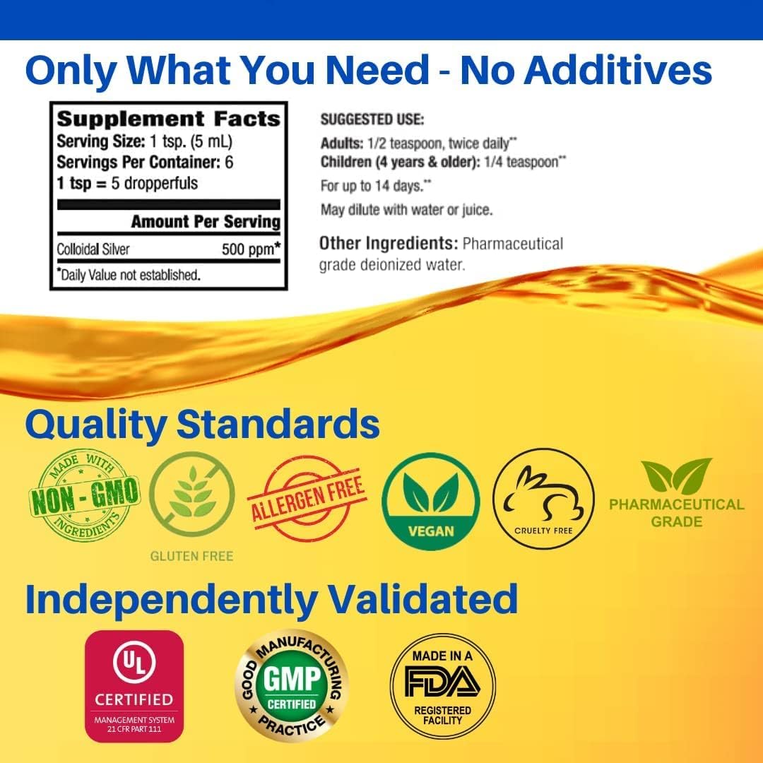 Natural Path Silver Wings: Colloidal Silver 500 ppm (1 oz) + Immune Support Plus Herbal Ointment 250 ppm (1.5 oz)