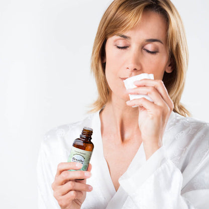 Natural Riches Breathe Essential Oil Blend – Peppermint, Eucalyptus & Tea Tree – 30 ml