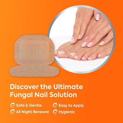 Natural Vine Toenail Fungus Patches — Extra Strength 1% Tolnaftate, 8-Hour Night Renewal | 32 Patches