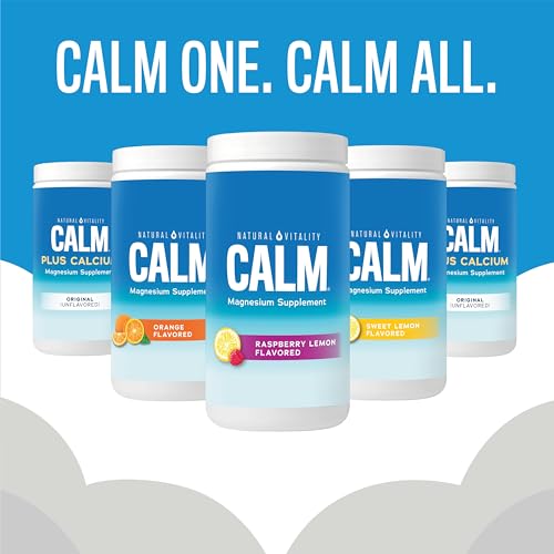 Natural Vitality CALM Magnesium Drink Mix – Orange, 8 oz | Gluten Free, Vegan, Non-GMO