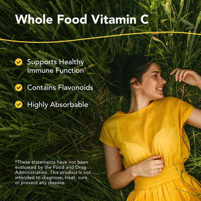NORTH AMERICAN HERB & SPICE Purely-C 120g Bulk Powder | Whole-Food Vitamin C with Flavonoids for Immune Support