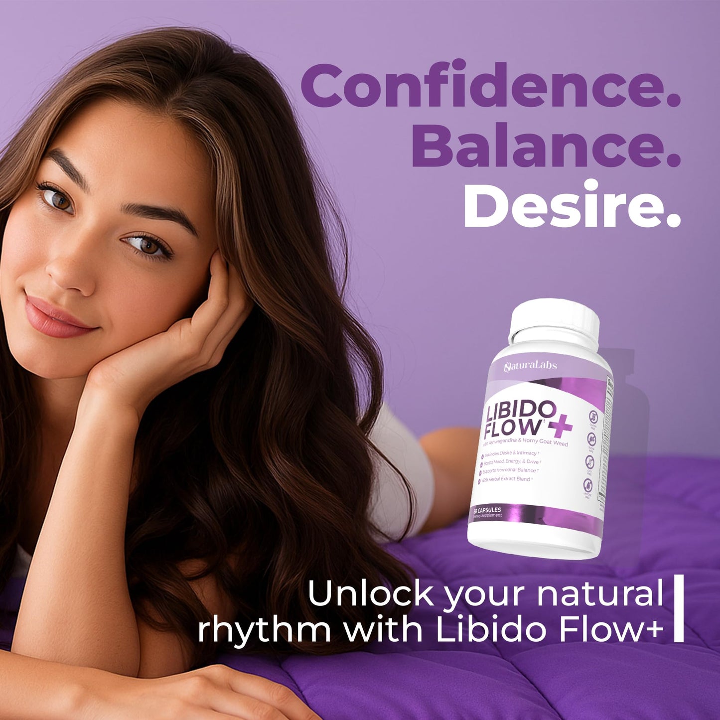 NATURALABS Female Libido Booster – Maca Root Capsules for Women Over 40