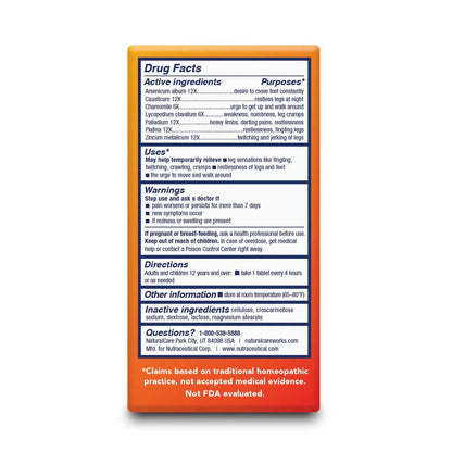 NaturalCare Restless Legs – Homeopathic Tablets (60 Count)