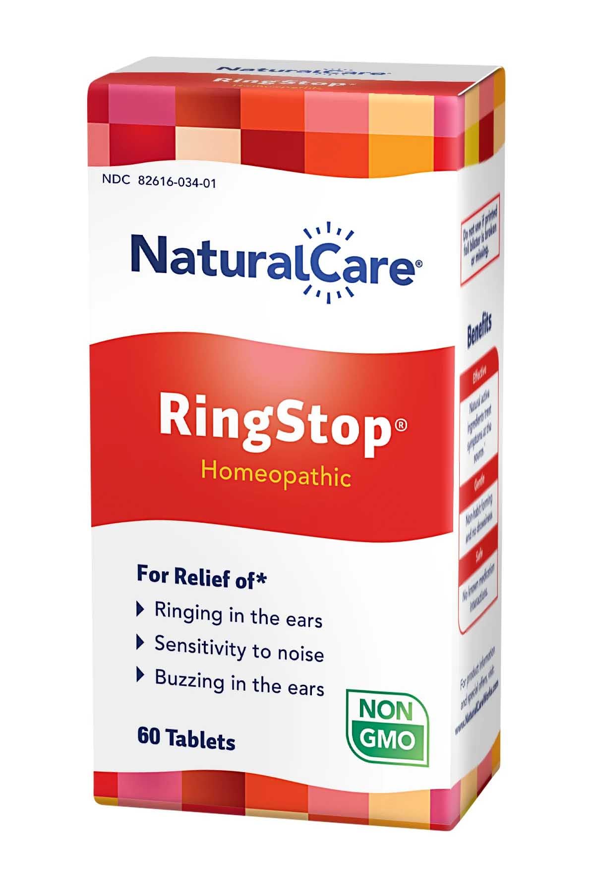 NaturalCare RingStop Homeopathic Tablets 60ct – Ear Ringing Relief