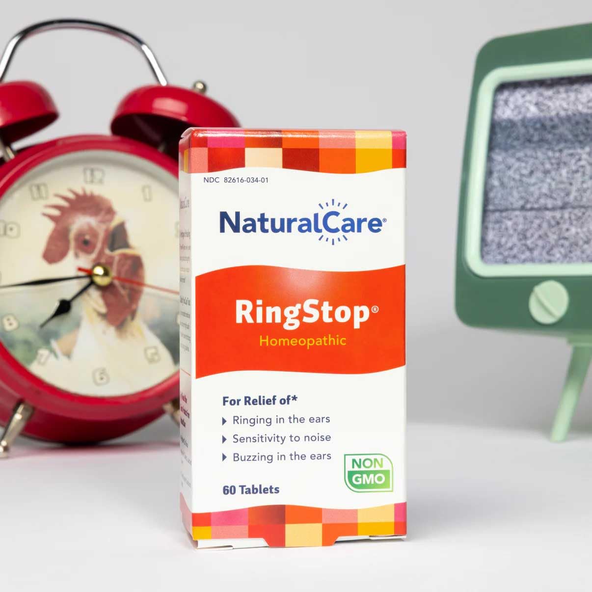 NaturalCare RingStop Homeopathic Tablets 60ct – Ear Ringing Relief