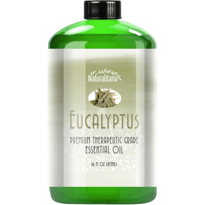 Naturalitana Eucalyptus Essential Oil 16 oz – Therapeutic Grade for Diffusers & DIY Crafts