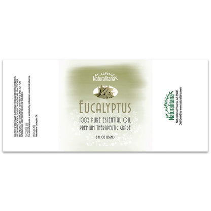 Naturalitana Eucalyptus Essential Oil (8oz Bulk) – Diffuser, Aromatherapy & DIY
