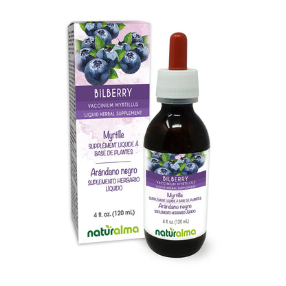 Naturalma Bilberry Tincture 4 fl oz – Alcohol-Free, Vegan